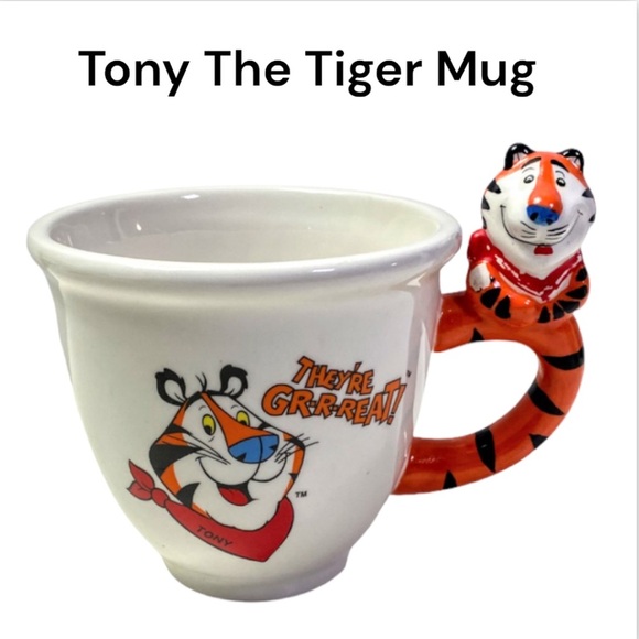 Kellogg's Frosted Flakes 2001 Tony The Tiger Cereal Bowl Coffee Mug - Picture 1 of 11